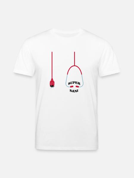 Super Sani - Stanley/Stella Unisex Bio-T-Shirt CREATOR - Weiß