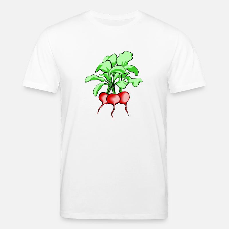 Radieschen. Geschenkidee - Stanley/Stella Unisex Bio-T-Shirt CREATOR  - Weiß