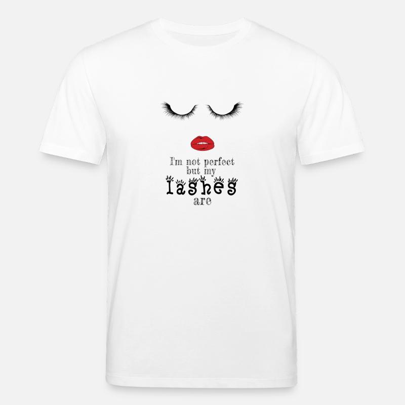 Perfekte Wimpern - Stanley/Stella Unisex Bio-T-Shirt CREATOR  - Weiß