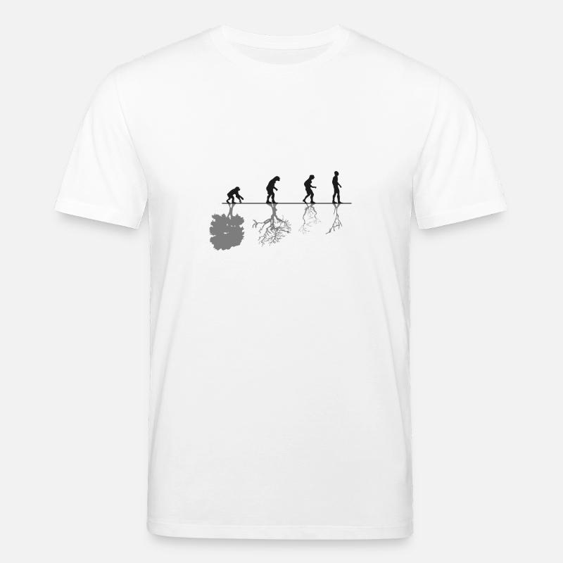 Evolution Black - Stanley/Stella CREATOR Unisex Organic T-Shirt - white