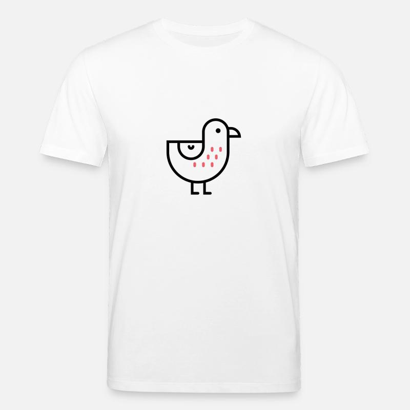 Süßer Vogel - Stanley/Stella Unisex Bio-T-Shirt CREATOR  - Weiß