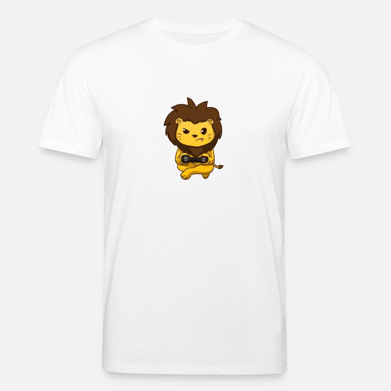 Lion de jeu - T-shirt bio CREATOR Stanley/Stella Unisexe - blanc