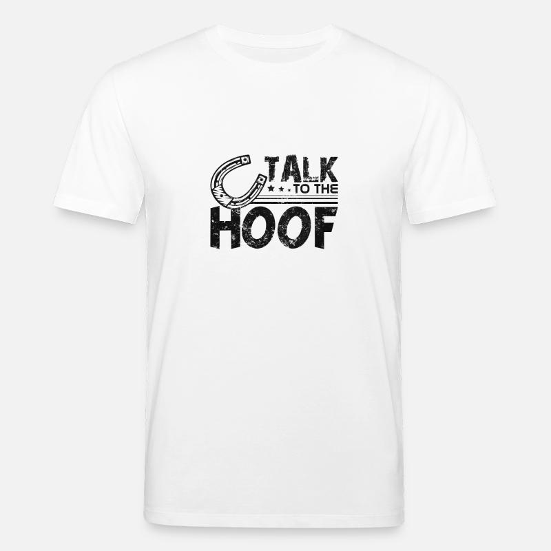 Rede mit dem Huf - Stanley/Stella Unisex Bio-T-Shirt CREATOR  - Weiß