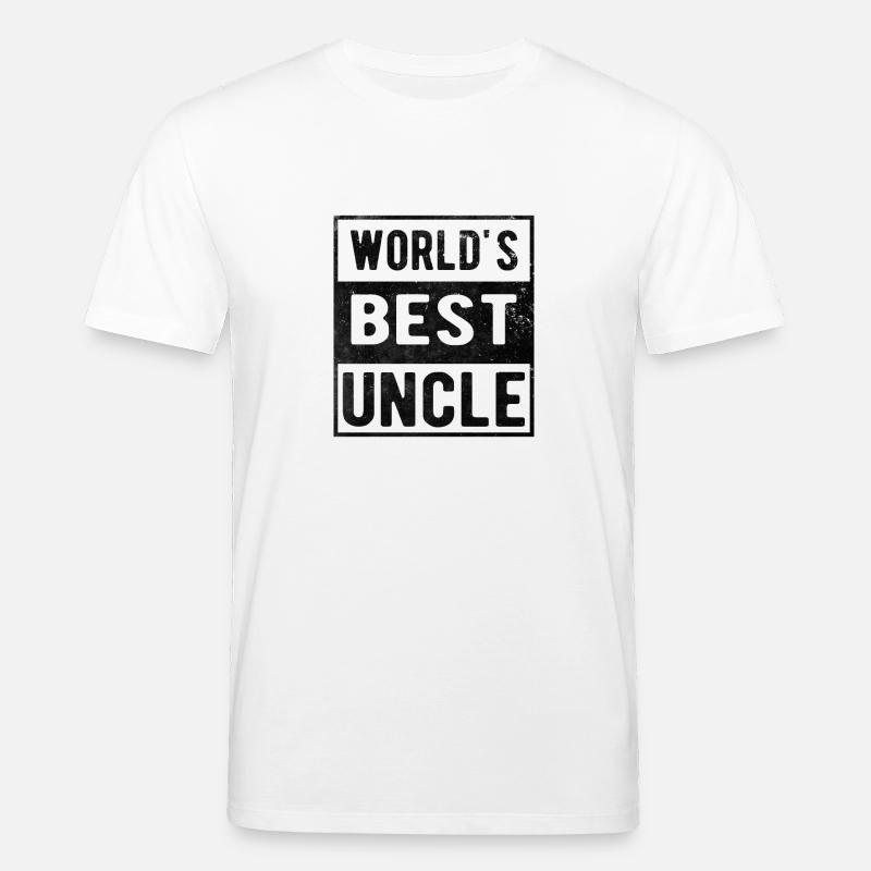 Welt bester Onkel - Stanley/Stella Unisex Bio-T-Shirt CREATOR  - Weiß