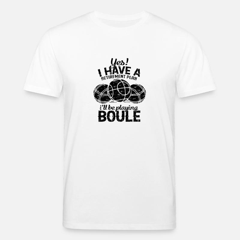 Boule Rente Plan - Stanley/Stella Unisex Bio-T-Shirt CREATOR  - Weiß