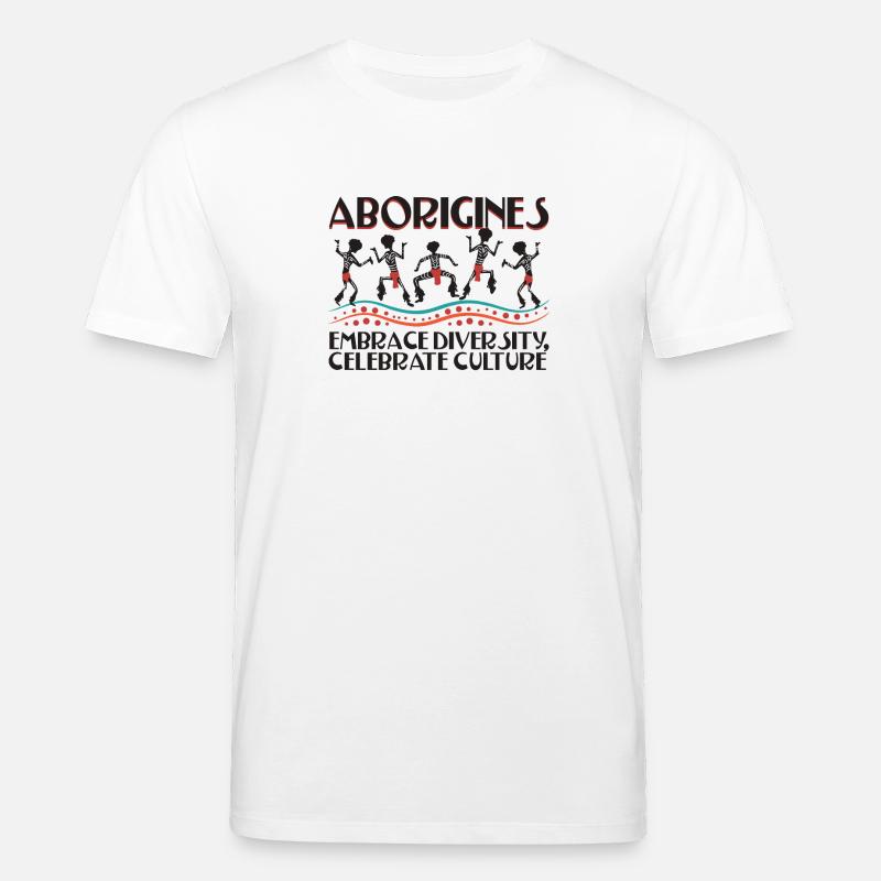 Aborigines Embrace Diversity - Stanley/Stella Unisex Bio-T-Shirt CREATOR  - Weiß