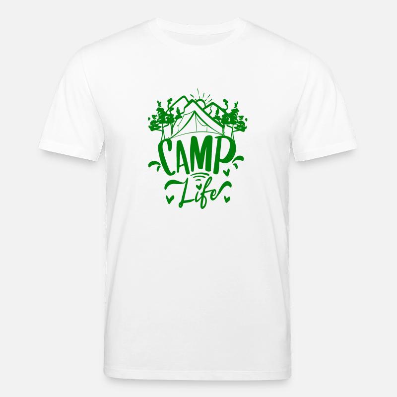 Das Leben im Camp - Stanley/Stella Unisex Bio-T-Shirt CREATOR  - Weiß