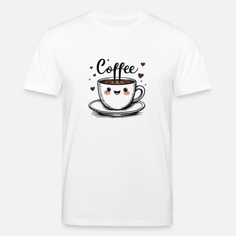 SÜSSER KAFFEE - Stanley/Stella Unisex Bio-T-Shirt CREATOR  - Weiß
