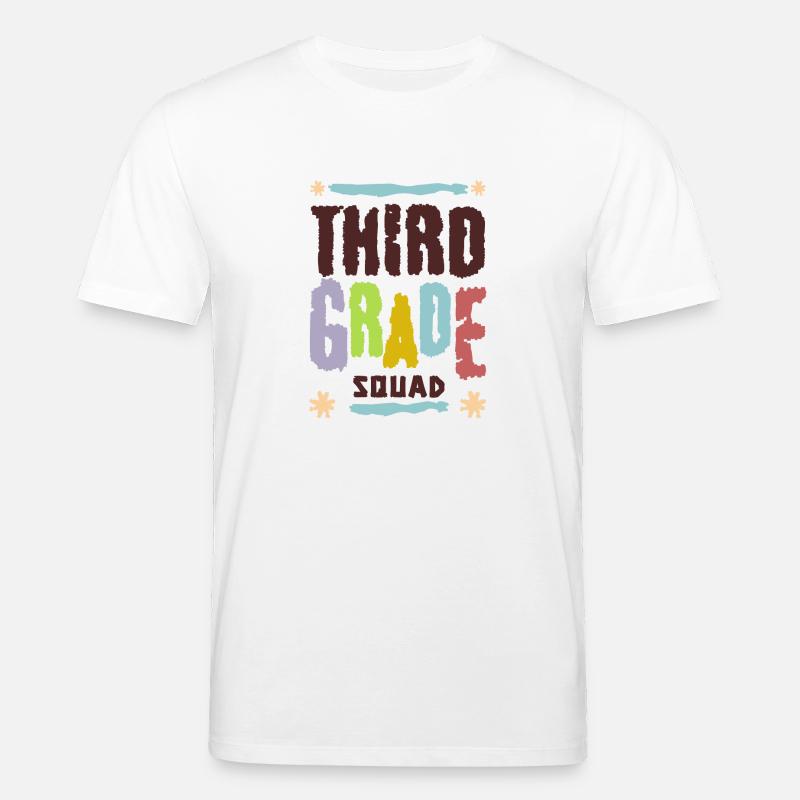 Kader dritte Klasse Schule - Stanley/Stella Unisex Bio-T-Shirt CREATOR  - Weiß