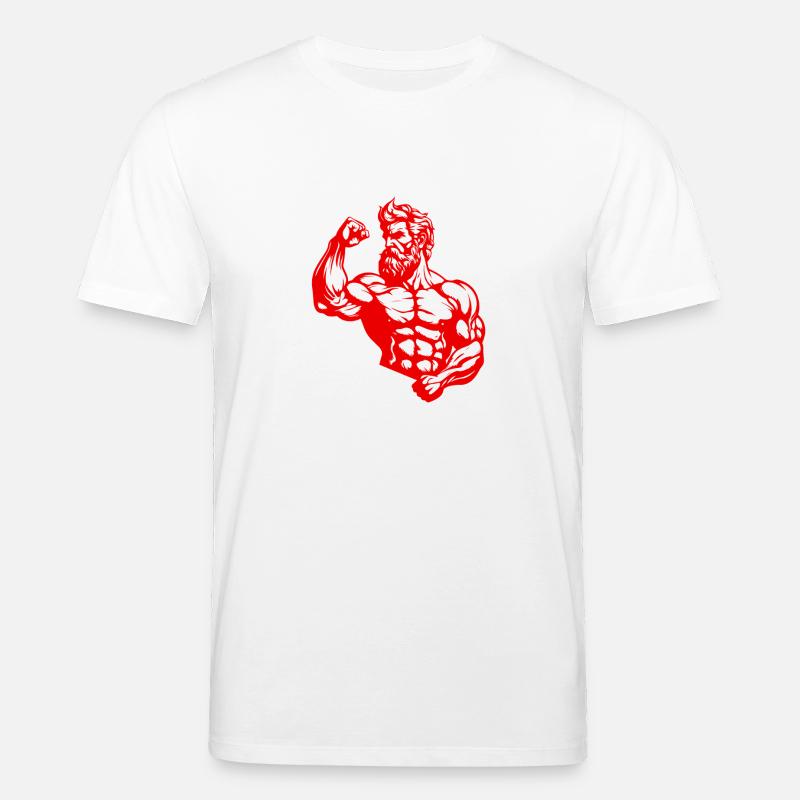 Griechischer Kämpfer Antike Statue - Stanley/Stella Unisex Bio-T-Shirt CREATOR  - Weiß