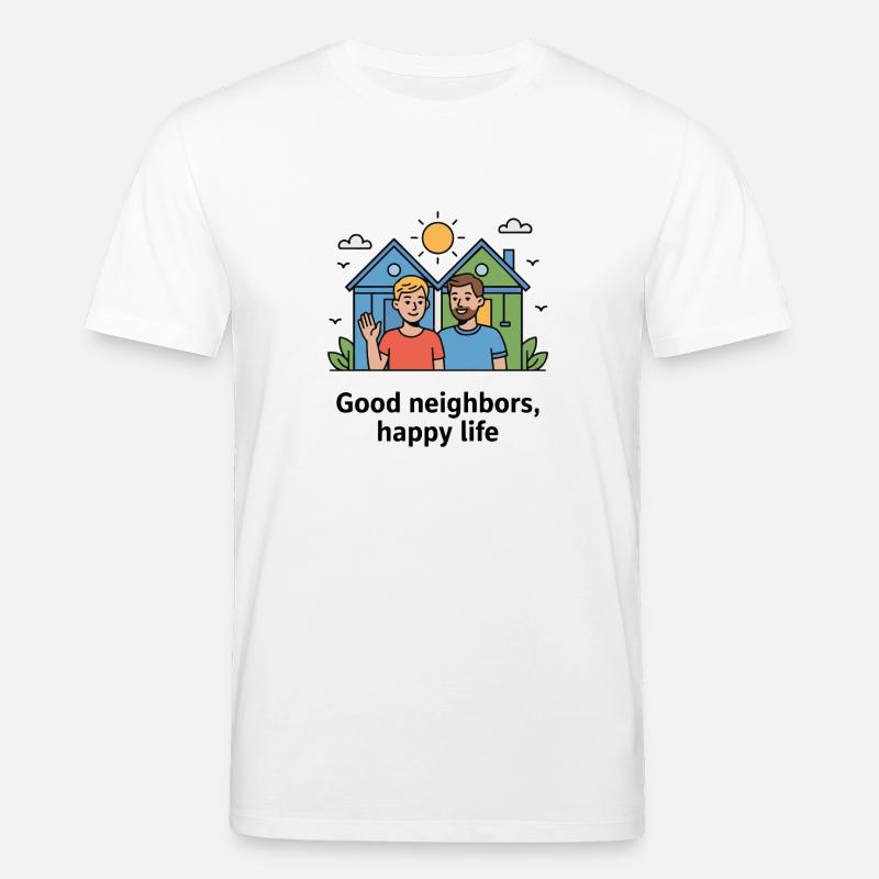 GUTE NACHBARN - Stanley/Stella Unisex Bio-T-Shirt CREATOR  - Weiß