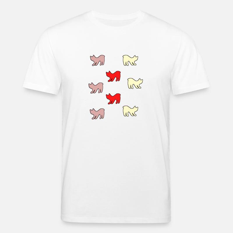Chats sans queue - T-shirt bio CREATOR Stanley/Stella Unisexe - blanc