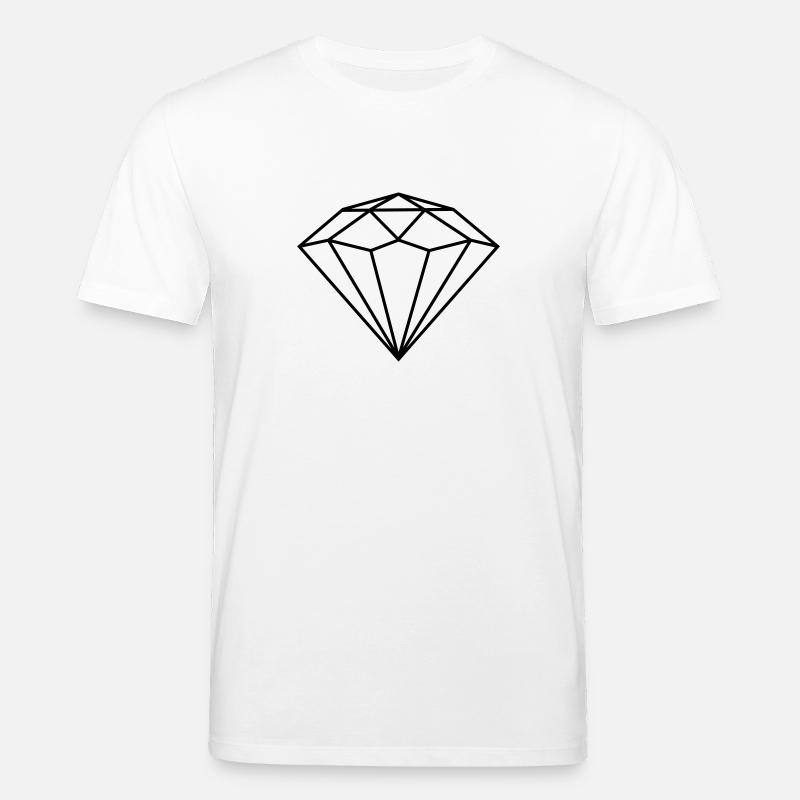 Diamant | Polygone - Stanley/Stella Unisex Bio-T-Shirt CREATOR  - Weiß