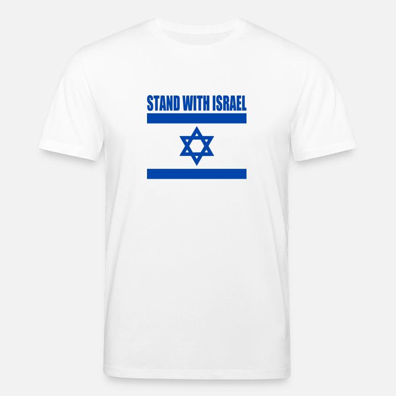 We Stand with israel - Stanley/Stella Unisex Bio-T-Shirt CREATOR  - Weiß