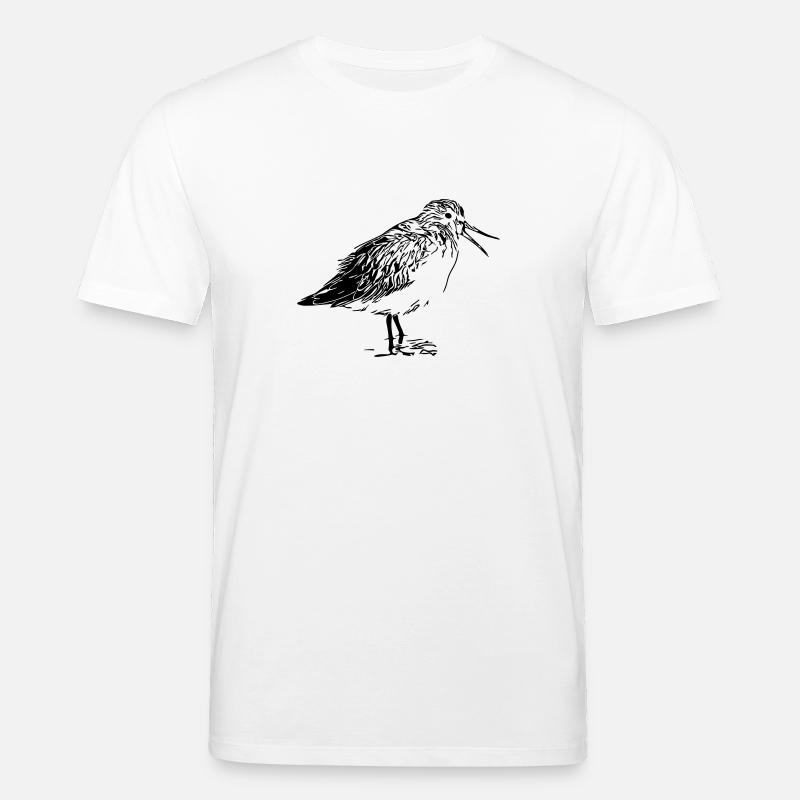 Coureur de la rivière Oiseau - T-shirt bio CREATOR Stanley/Stella Unisexe - blanc