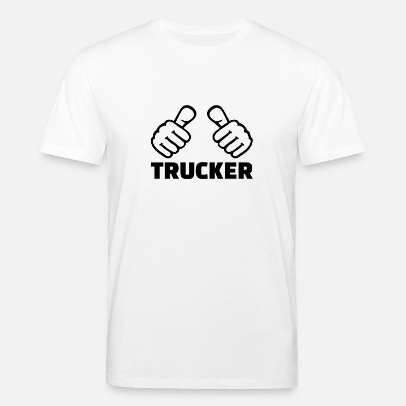Trucker - Stanley/Stella Unisex Bio-T-Shirt CREATOR  - Weiß