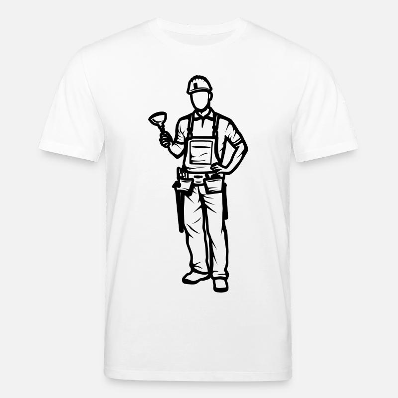 Klempner Junge - Stanley/Stella Unisex Bio-T-Shirt CREATOR  - Weiß