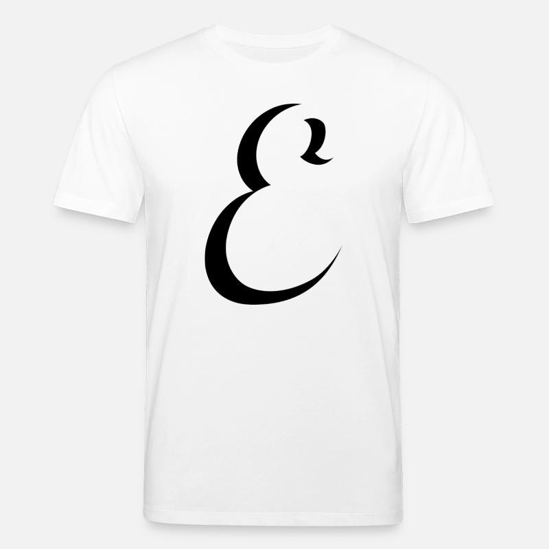 Letter E, Name, der Buchstabe E - Stanley/Stella Unisex Bio-T-Shirt CREATOR  - Weiß
