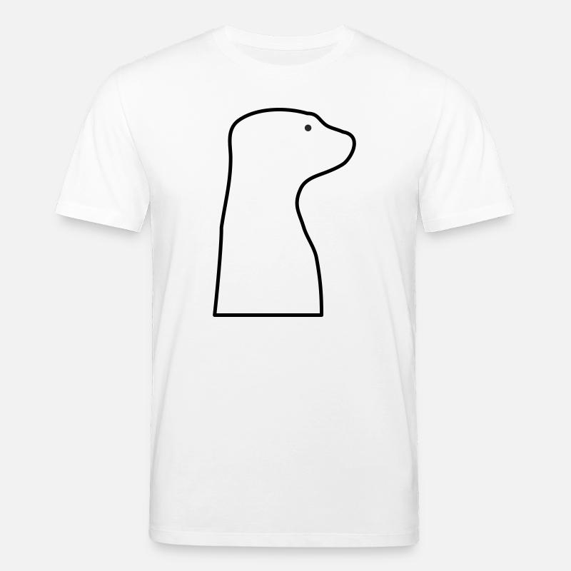 Suricate - T-shirt bio CREATOR Stanley/Stella Unisexe - blanc