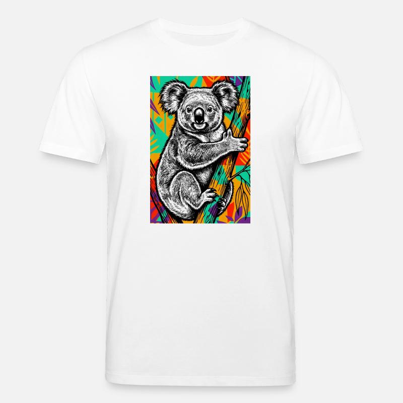 Koala - Stanley/Stella Unisex Bio-T-Shirt CREATOR  - Weiß