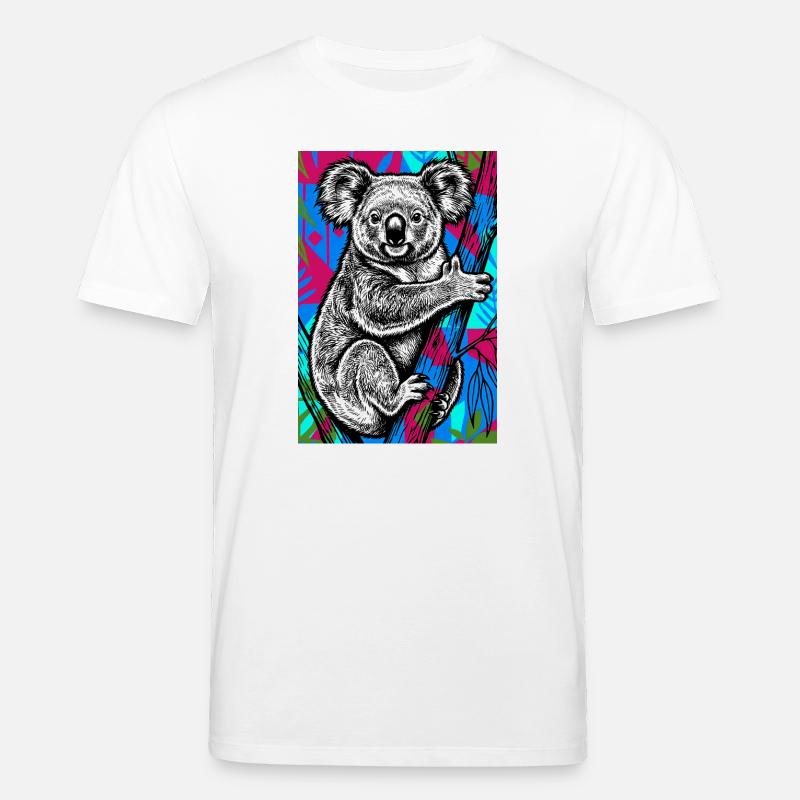 Koala - T-shirt bio CREATOR Stanley/Stella Unisexe - blanc
