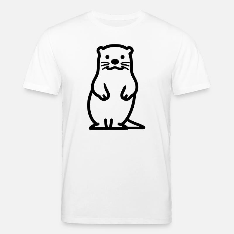 loutre - T-shirt bio CREATOR Stanley/Stella Unisexe - blanc