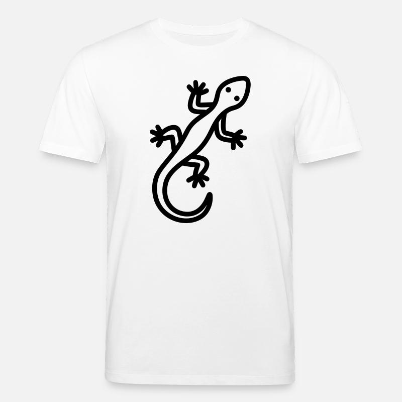 lézard - T-shirt bio CREATOR Stanley/Stella Unisexe - blanc