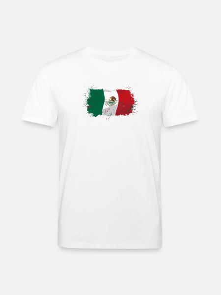 Mexico Flag - Stanley/Stella Unisex Bio-T-Shirt CREATOR  - Weiß