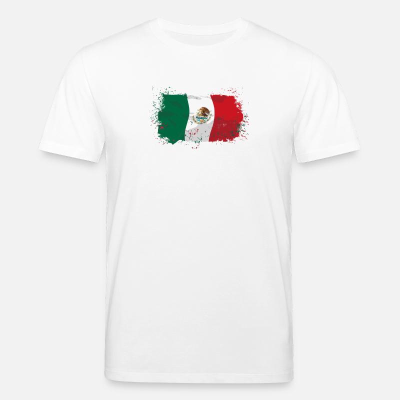 Mexico Flag - Stanley/Stella Unisex Bio-T-Shirt CREATOR  - Weiß
