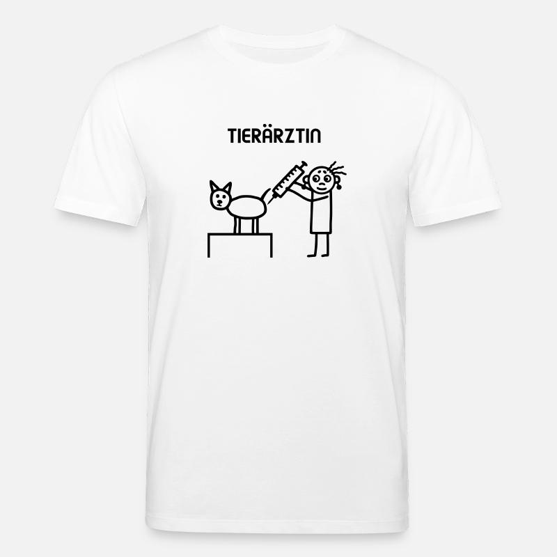 Tierärztin - Stanley/Stella Unisex Bio-T-Shirt CREATOR  - Weiß