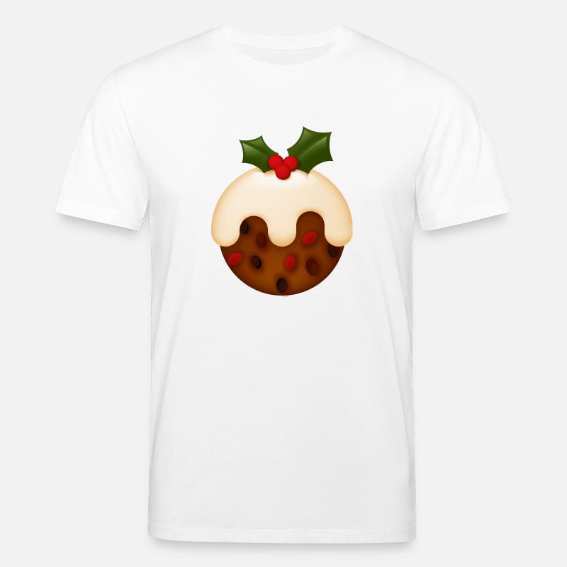 Smiley Christmas Cookie - Stanley/Stella CREATOR unisex luomu-t-paita - valkoinen