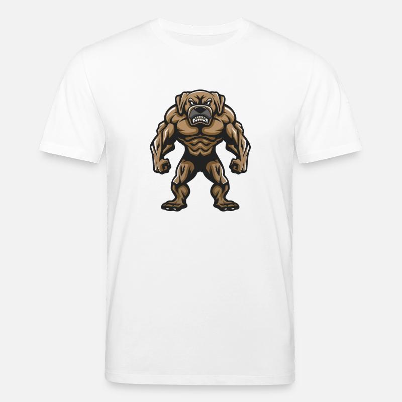 Boxer Hund Comic - Stanley/Stella Unisex Bio-T-Shirt CREATOR  - Weiß