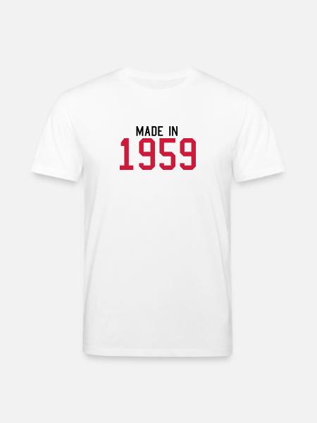 1959 - Stanley/Stella CREATOR Unisex Organic T-Shirt - white