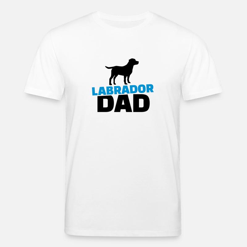 Labrador Dad - T-shirt bio CREATOR Stanley/Stella Unisexe - blanc