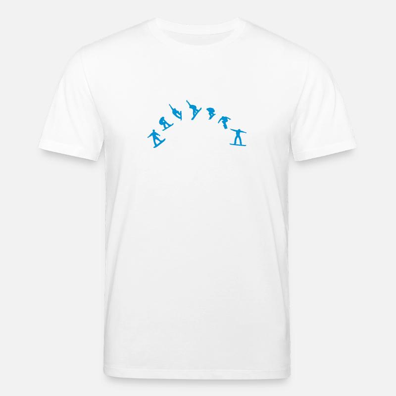 Snowboarding - Stanley/Stella Unisex Bio-T-Shirt CREATOR - Weiß
