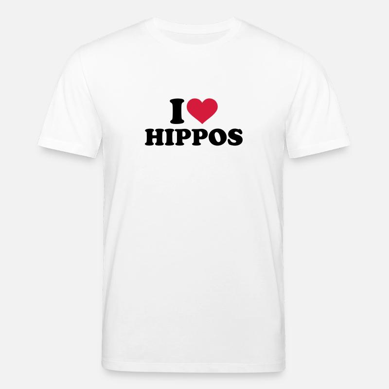 Nilpferd - Stanley/Stella Unisex Bio-T-Shirt CREATOR  - Weiß