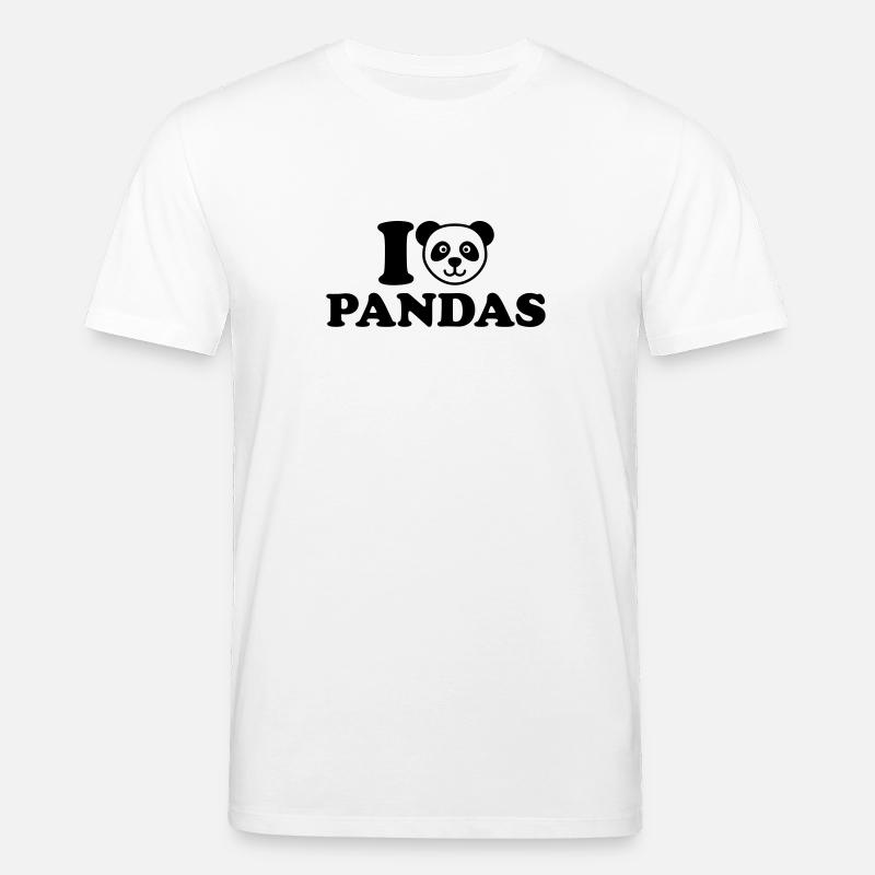 Panda - Stanley/Stella Unisex Bio-T-Shirt CREATOR  - Weiß
