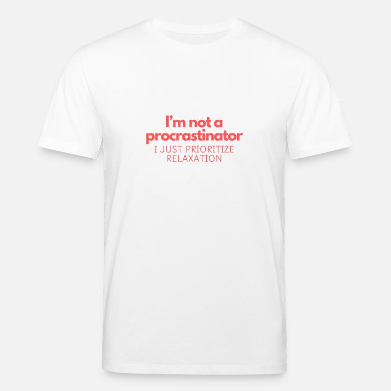 Ich bin kein Zauderer - Stanley/Stella Unisex Bio-T-Shirt CREATOR  - Weiß