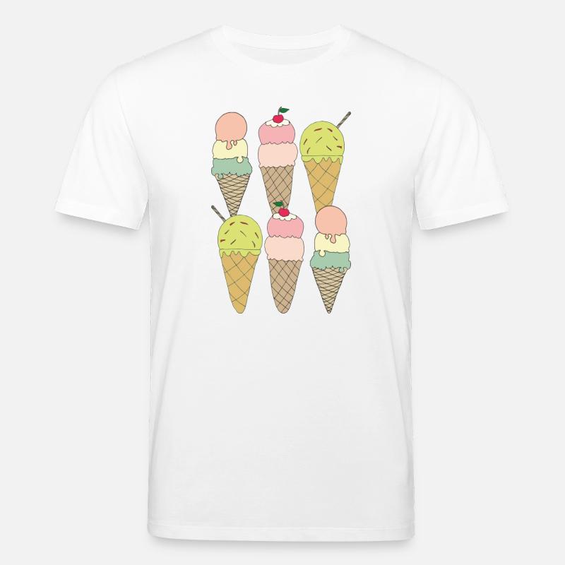 variations de glace 6x - T-shirt bio CREATOR Stanley/Stella Unisexe - blanc