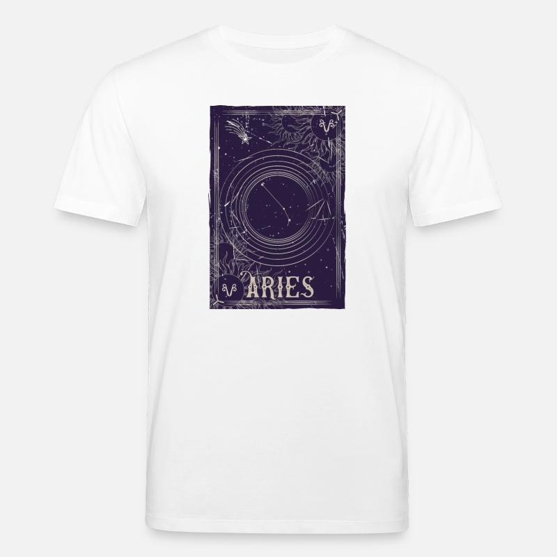 Widder Sternbild Himmlischer Ring - Stanley/Stella Unisex Bio-T-Shirt CREATOR  - Weiß