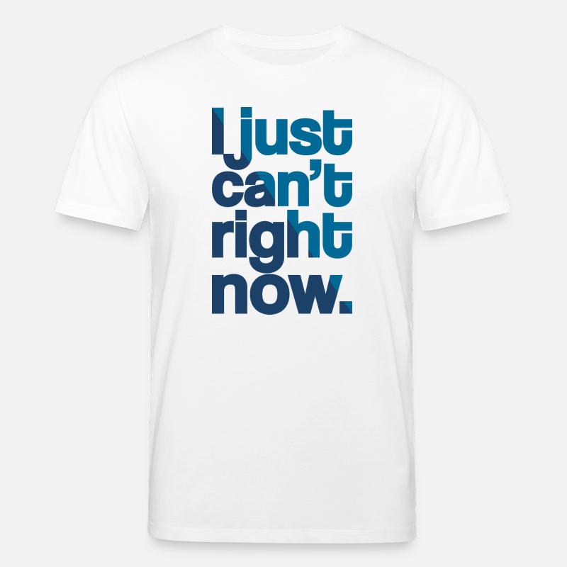 Je ne peux tout simplement pas - T-shirt bio CREATOR Stanley/Stella Unisexe - blanc