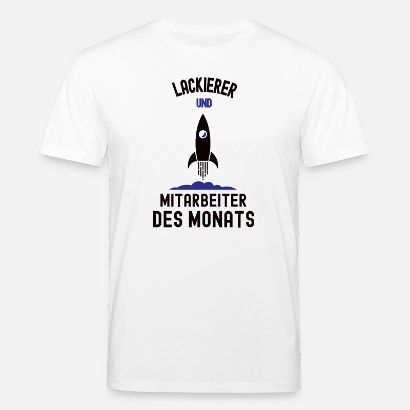 Mitarbeiter des Monats Lackierer Bester Maler - Stanley/Stella Unisex Bio-T-Shirt CREATOR  - Weiß