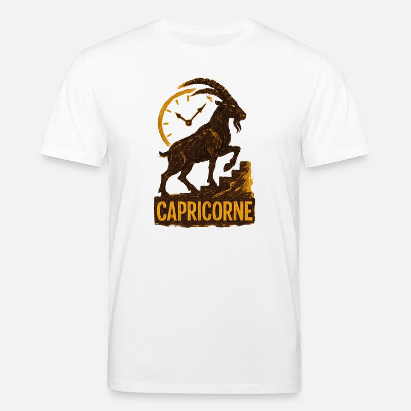 Steinbock Sternzeichen - Astrologie - Stanley/Stella Unisex Bio-T-Shirt CREATOR  - Weiß