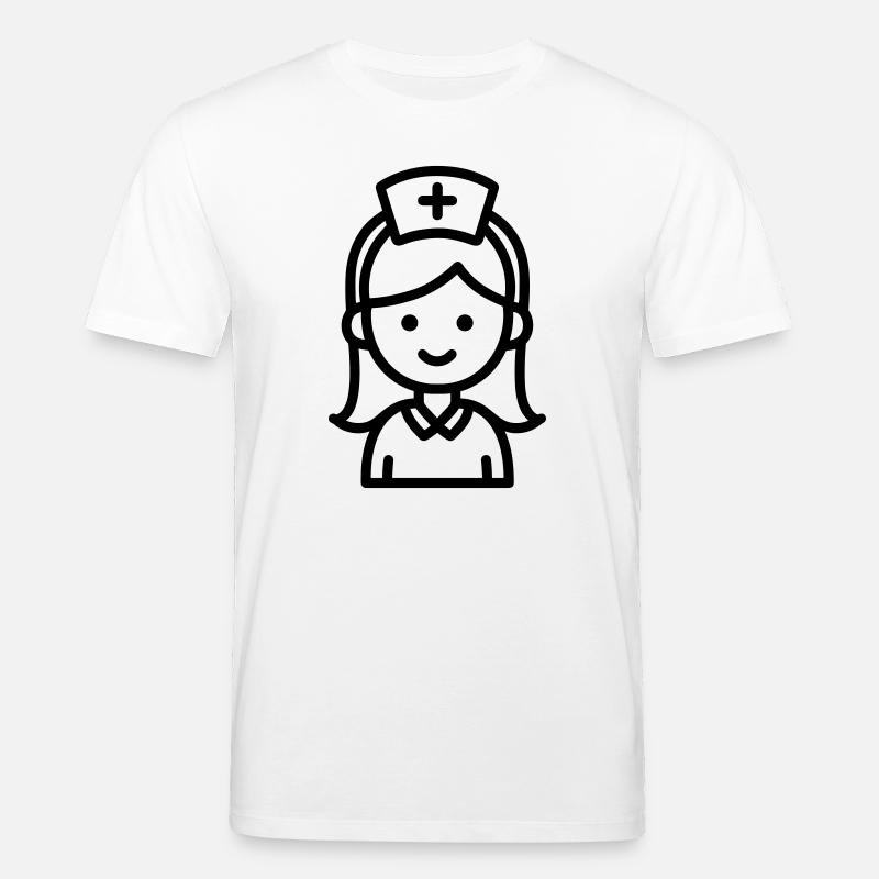 Krankenschwester - Stanley/Stella Unisex Bio-T-Shirt CREATOR  - Weiß