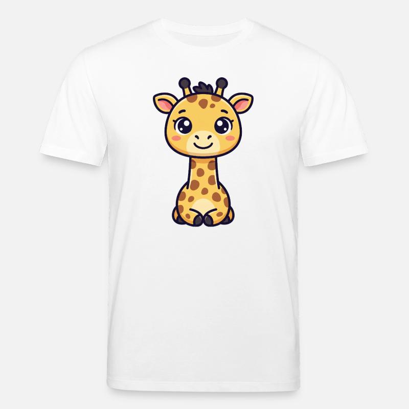 Chibi Giraffe - Stanley/Stella CREATOR Unisex Organic T-Shirt - white