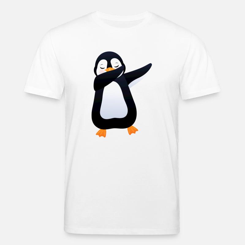 Penguin Dab Dance - Cool Gift - Stanley/Stella Unisex Bio-T-Shirt CREATOR  - Weiß