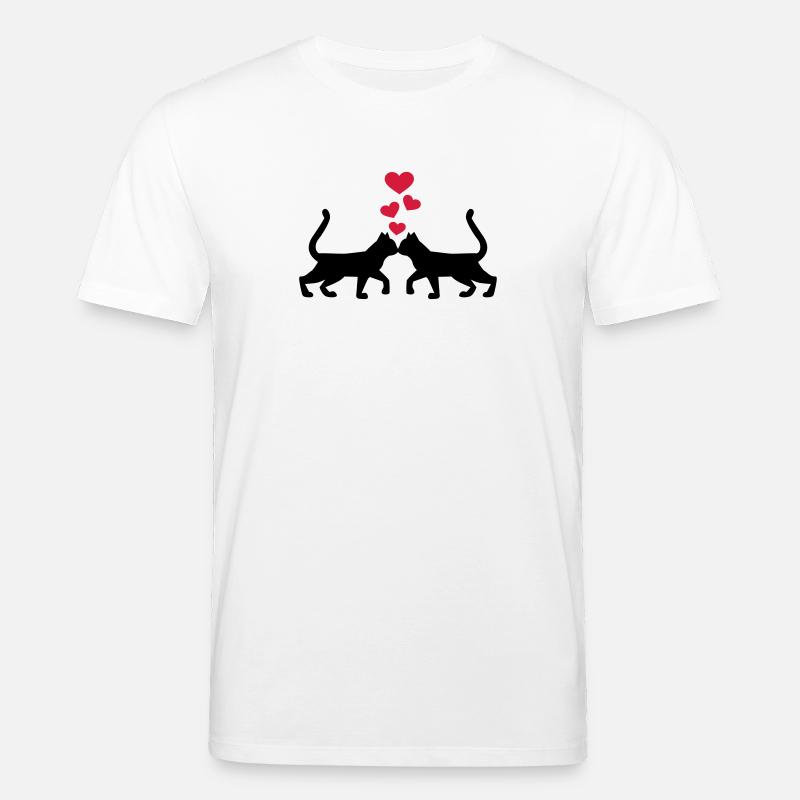 Katze - Stanley/Stella Unisex Bio-T-Shirt CREATOR  - Weiß