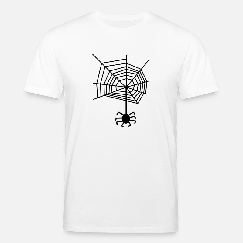 Spinnennetz Spinne - Stanley/Stella Unisex Bio-T-Shirt CREATOR  - Weiß