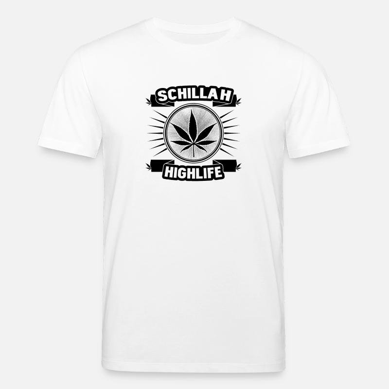 Schillah - High Life Noir 01 - T-shirt bio CREATOR Stanley/Stella Unisexe - blanc