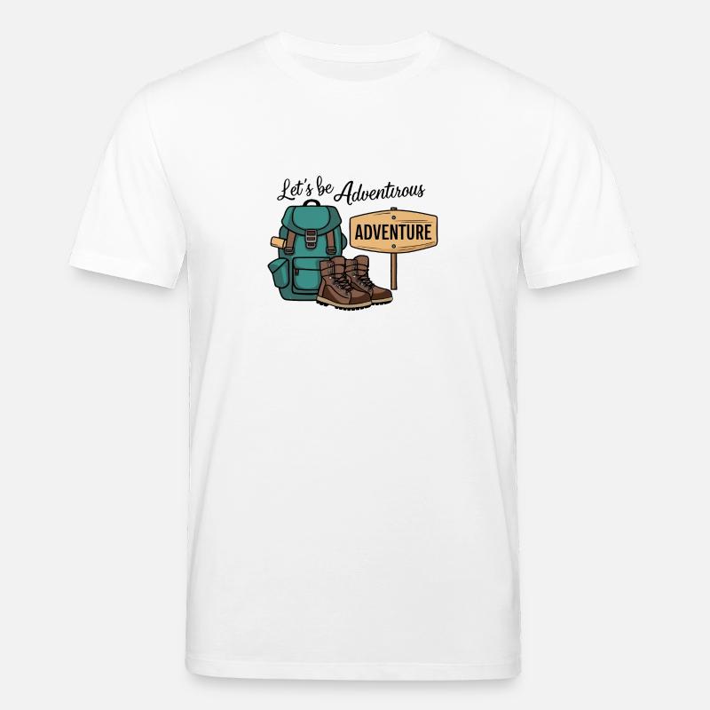 Lass uns abenteuerlich sein. - Stanley/Stella Unisex Bio-T-Shirt CREATOR  - Weiß